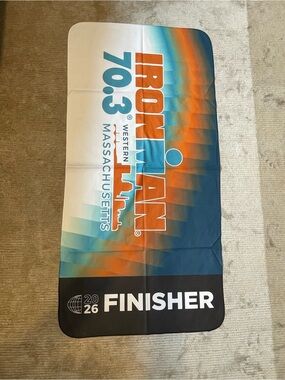 IRONMAN 70.3 Western Massachusetts 2026 Finisher Shammy Towel